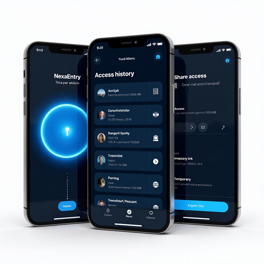 App móvil nexaentry.com - Apertura de garaje